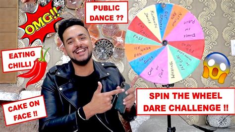 Toss a coin 6. . Spin the wheel dare challenge